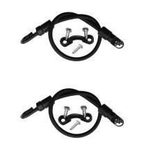 (18) 2 Pieces Marine Boat Fishing Rod Tamer Strap Holder Deck Mount Connector 18"