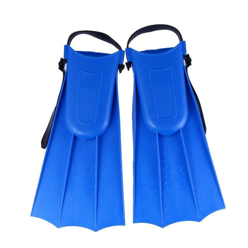 (M, Blue) Adults Adjustable Flippers Fins Swimming Diving Learning Tools S Green
