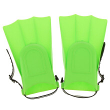 (S, Green) Adults Adjustable Flippers Fins Swimming Diving Learning Tools S Green