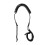 (Black) Surfing Surfboard Ankle Leash Leg Rope Coiled Stand Up Paddleboard Black 1