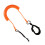 (Orange) Surfing Surfboard Ankle Leash Leg Rope Coiled Stand Up Paddleboard Black 1