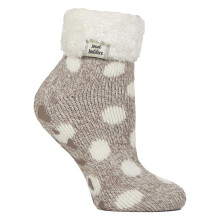 Heat Holders - Heat Holders - Damen Kuschelige Flauschige Bettsocken mit Federoberteil