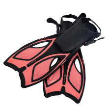 (Pink M, Choose you like) Adjustable Adults Flippers Swimming Snorkeling Diving Training  Yellow L