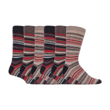 (06-Nov, Rom) Sock Snob - Sock Snob - 6er Pack Herren Baumwolle Socken Gestreift | Socken Bunt Muster