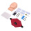 12-teiliges Silikon-Wimpern-Set mit Modellkopf 1