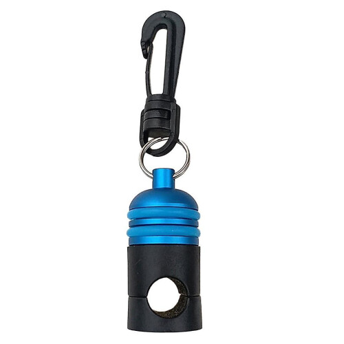 (Blue) Scuba Diving Regulator Hose Holder Second Stage Octopus Retainer Clip Clamp
