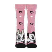 (4-8, Minnie Maus) Heat Holders - Heat Holders Lite - Thermo Disney Socken Damen mit Snoopy/Minnie Mouse Motiv