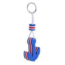 9xNovelty Boating Floating Key Chain Key Ring Keychains Float Blue Anchor