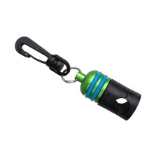 (Green) Scuba Diving Regulator Hose Holder Second Stage Octopus Retainer Clip Clamp