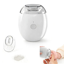 Universele automatische nagelvijl met ledverlichting en 3 snelheden, veilige nagelverzorging voor baby's, senioren en volwassenen, geschikt voor stand