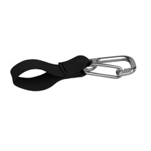(as described, Black) Scuba Diving Lanyard Strap with Webbing Belt Water Sports Accessories Orange