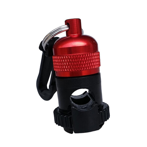 (Red) Scuba Diving Regulator Hose Holder Octopus Retainer Clip Keeper Blue