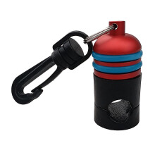 (Red) Scuba Diving Regulator Hose Holder Second Stage Octopus Retainer Clip Clamp