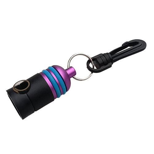 (Purple) Scuba Diving Regulator Hose Holder Second Stage Octopus Retainer Clip Clamp