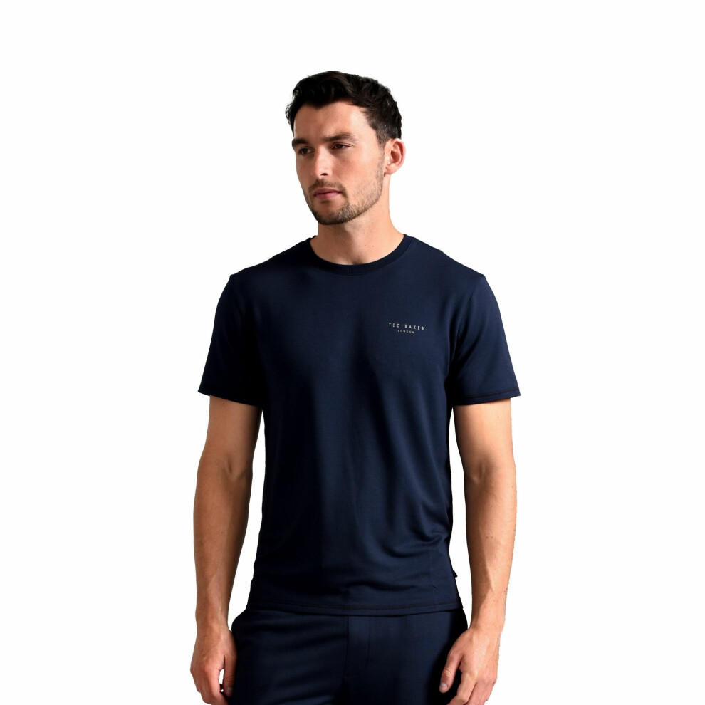 Ted Baker Mens Short Sleeve Cotton Pyjama Top - Image 3