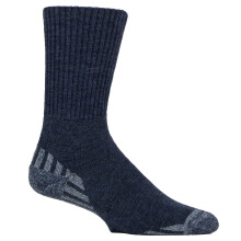 (09-Nov, Marine) IOMI - Diabetiker Wollsocken Für Herren | Extra Breite Gepolsterte Wandersocken