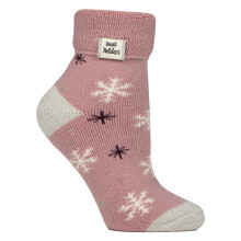 (4-8, Rosé) Heat Holders - Damen Kuschelsocken Thermo | Heat Holders | Lite Lounge Bettsocken Antirutsch