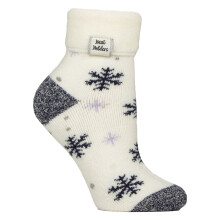 (4-8, Creme) Heat Holders - Damen Kuschelsocken Thermo | Heat Holders | Lite Lounge Bettsocken Antirutsch
