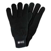 (M/L, Schwarz) THMO - Damen Thinsulate Handschuhe | THMO | Handschuhe Fleece Gefüttert fur Winter