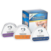 Teeth Straightener, Dental Braces Orthodontic Teeth Trainer Set for Adults, Alignment 3 Stage Tooth Retainers