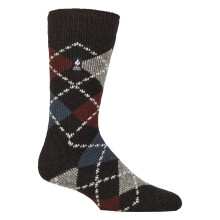 (6-11, Jacquard-Argyle) Heat Holders - Herren-Jacquard-Thermosocken für den Winter
