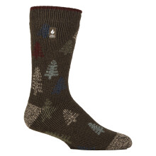(6-11, Jacquard-Wald) Heat Holders - Herren-Jacquard-Thermosocken für den Winter