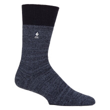 (06-Nov, Blau) Gentle Grip - Gentle Grip - Herren Weiche Thermo-Socken ohne Gummibund mit Wabenbund