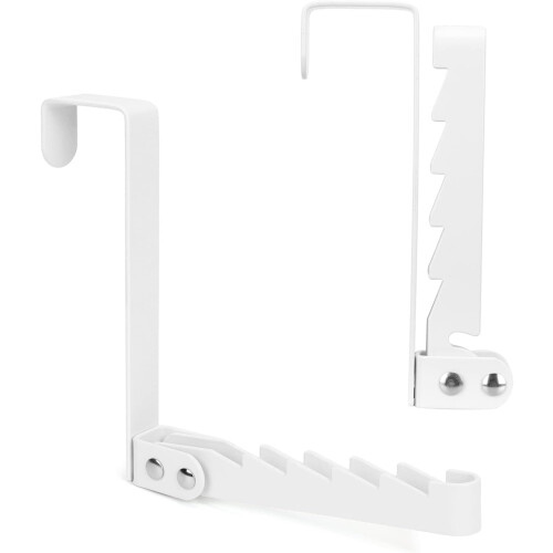 Crochets de porte pliables en métal, lot de 2