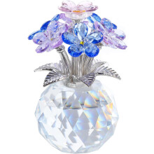 Figurine de myosotis K9Crystal – 11 cm