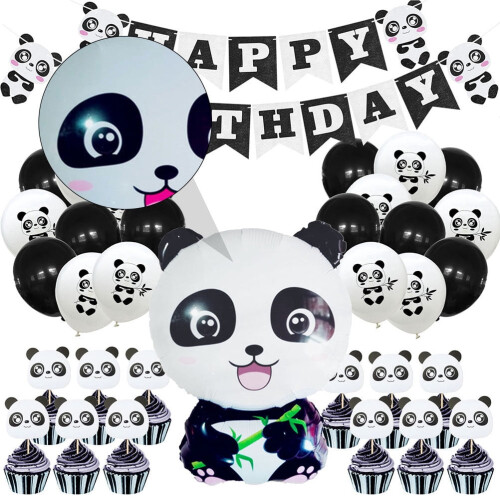 Balúin Laitéis Prionta Panda – 35 phíosa