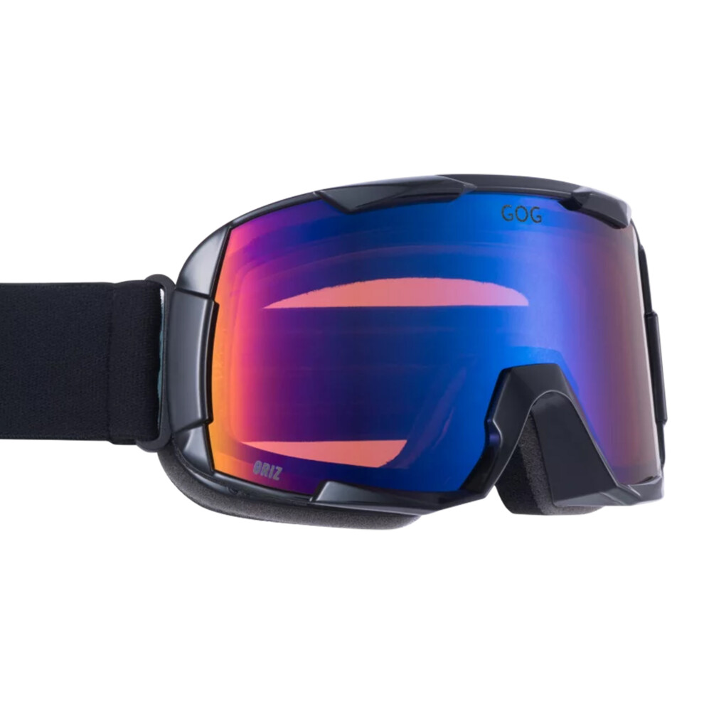 Photos - Ski Goggles GOG Eyewear   - Griz UV400 Ski Snowboard Goggles with Anti-Fog Mirror Hydrophobic Double Lens (One Size, Black / Blue)