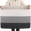 Panier de rangement rectangulaire en corde de coton gris, 108 L 1