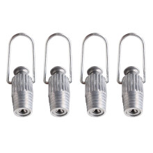 Set van 4 aluminium waslijnspanners
