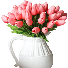 10 darabos valódi tapintású műtulipán – sötétkék