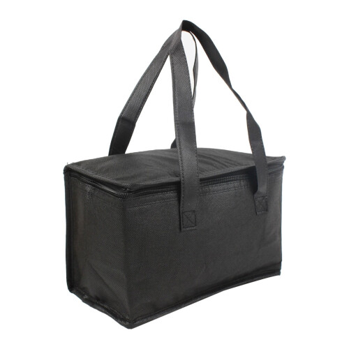 Sac isotherme pliable – Noir, fermeture éclair, 1 pièce