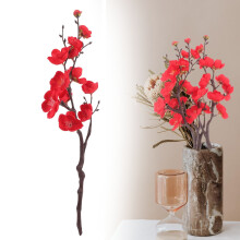 Kunstige plommeblomstgrener 38 cm 1-pakning