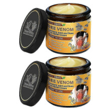 (2pcs) Bee-Venom Turmeric Joint Pain Relief Massage Cream, Arthritis Treatment for Knees, Back, Neck, Hands, and Lumbar Spine, for Men & Women