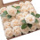 50 roses en mousse champagne avec tiges 1