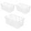 Cesto de arame para congelador, conjunto com 2 unidades, 40,6 x 25,4 x 17,8 cm (16 x 10 x 7 polegadas) 1