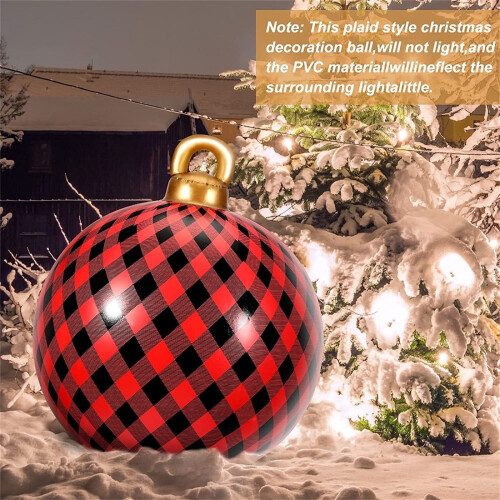 Viflosae Inflatable Christmas Bell Ball 60cm