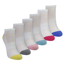 (04-Aug, Weiß) Sock Snob - Sock Snob - 6er Pack Damen Bambus Sneaker Socken Weich Atmungsaktiv Ferse Spitze