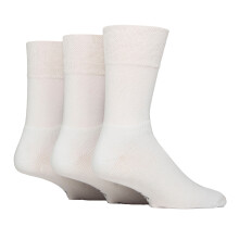 (06-Nov, Weiß) Gentle Grip - Gentle Grip - 3er Pack Herren Bambus Socken Weich Atmungsaktiv Crew