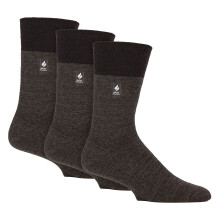 (06-Nov, Grau) Gentle Grip - Gentle Grip - 3er Pack Herren Thermosocken Warm Winter Brushed Innenfutter