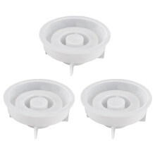 Molde de silicone para porta-velas (3 peças)