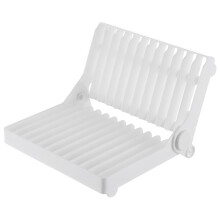 Huarrll foldable dish drying rack plastic 1 piece