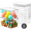 Clear Storage Bins with Lids 7 Qt 6 Pack 1