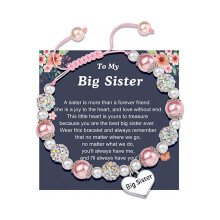 Engraved Heart Charm Bracelet Graduation Gift