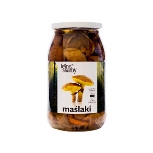 Leśne skarby maślaki marynowane całe 800G