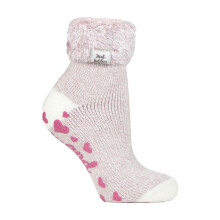 (04-Aug, HHL21) Heat Holders - Heat Holders 1 Paar Damen Bettsocken mit ABS Stopper | Antirutsch Kuschelsocken