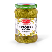 Ogórki kiszone drobna kostka 360g Urbanek